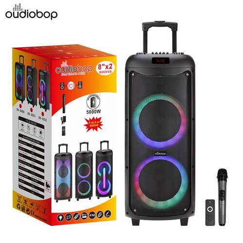 外贸热销木箱蓝牙音箱LED灯家用
