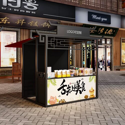 摆摊古风集市摆摊架可移动摊位