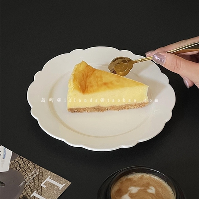 法式高颜值ins不规则花瓣边盘