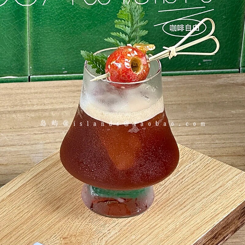 创意个性厚底矮脚威士忌杯