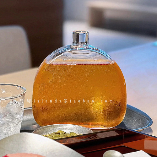 小众创意玻璃果酒瓶酒杯