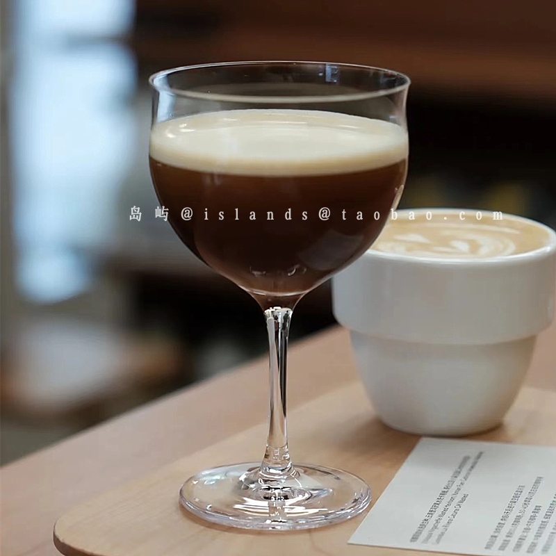 古典ins高脚圆口鸡尾酒杯