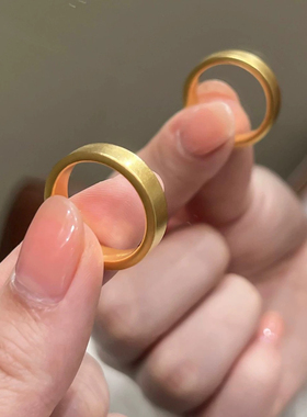 高货!定制版仿真金粗款戒指情侣特色本命年压太岁精致立体感高级