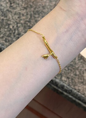 国潮竹节可水洗精致手链