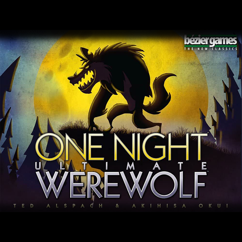 一夜终极狼人杀 one night  werewolf 优质英文休闲聚会桌游卡牌