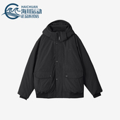 梭织简约短款 Skechers 男士 新款 保暖运动羽绒外套 斯凯奇正品