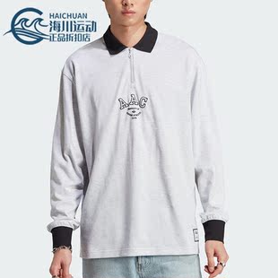 POLO衫 Adidas 运动长袖 阿迪达斯正品 IM4585 三叶草男子经典