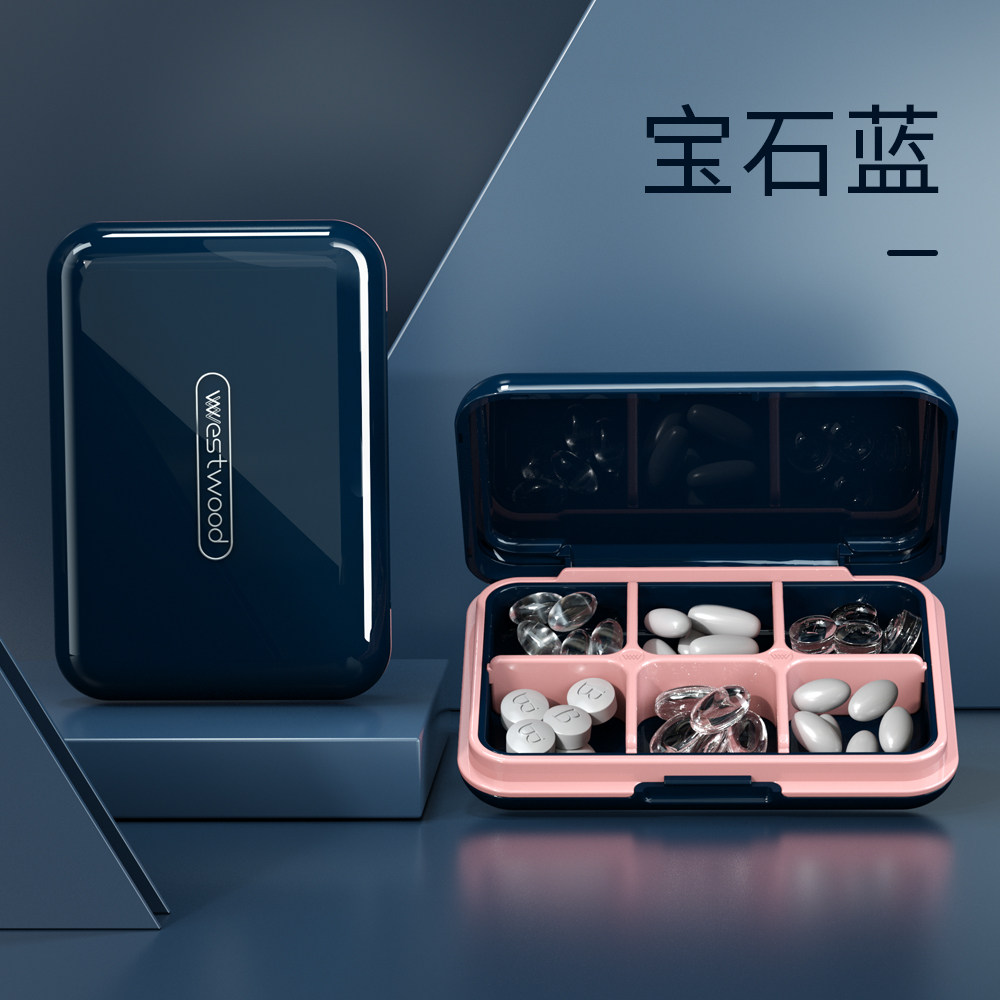 Packing Medicine Box Portable Tablet Cutting Useful Product Dividing Device Portable Pills Small Number Mini Medicine Box Small Box