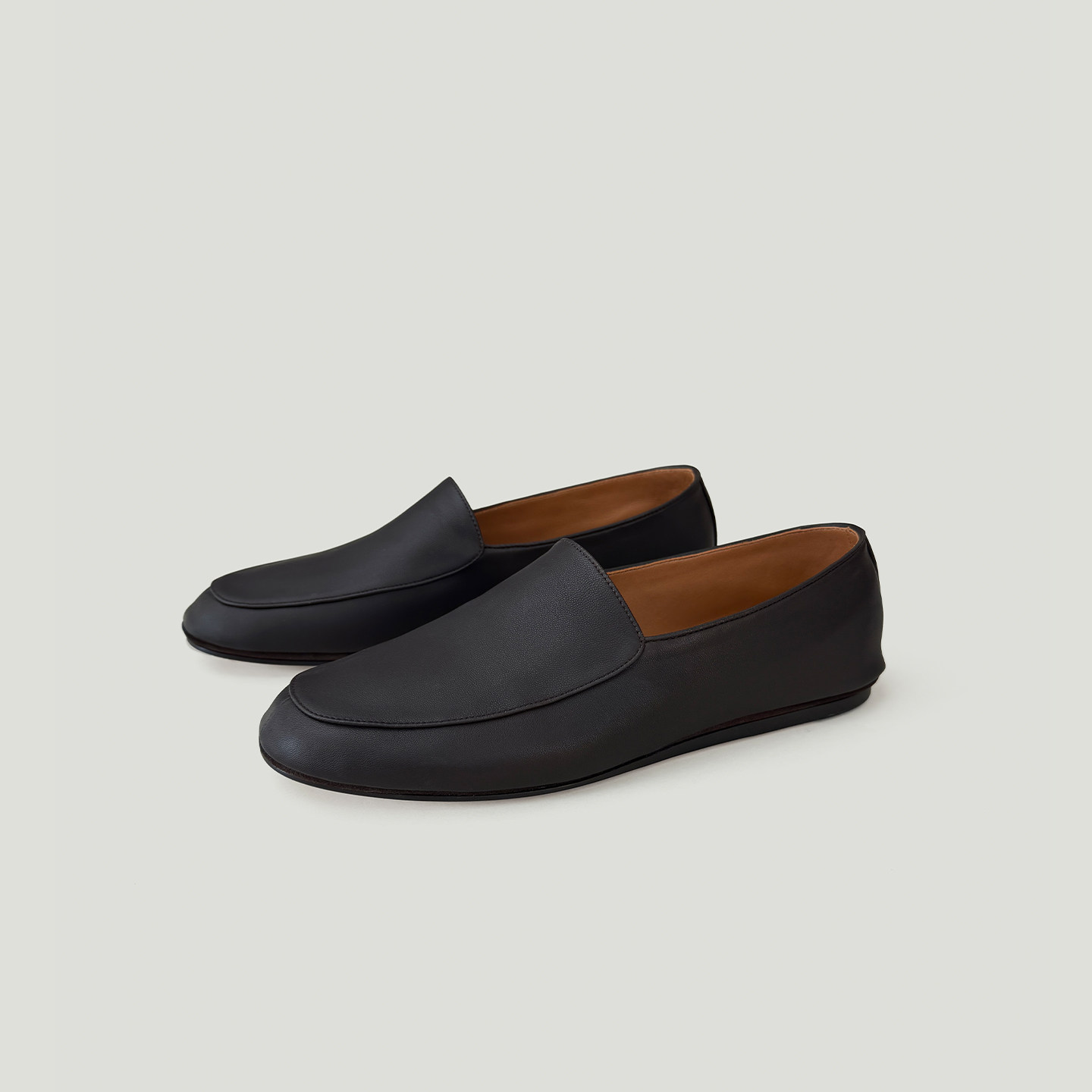 thumbnail for 2026 Italian old money style men's one-foot loafers casual leather shoes