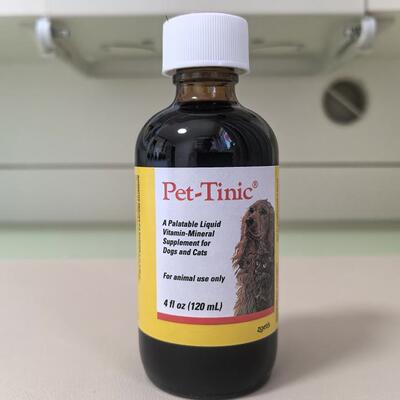 现货 美国辉瑞补血Pet-Tinic犬猫宠物补血肝精肝  腹水营养补充