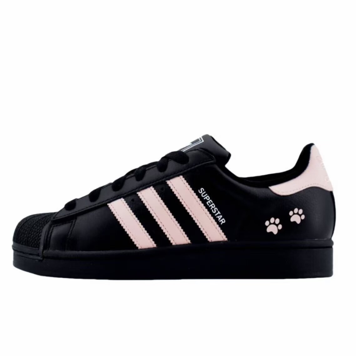 【定制球鞋】adidas originals Superstar 2可爱猫爪 低帮 板鞋图片