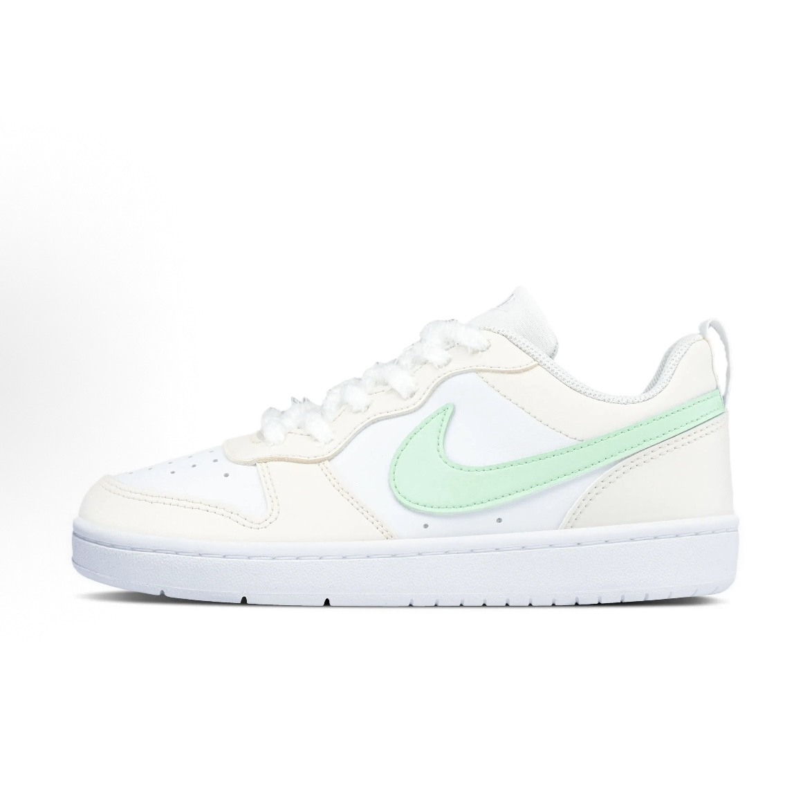 【定制球鞋】 Nike Court Borough海盐蛋挞  手绘 耐磨 低帮 板鞋