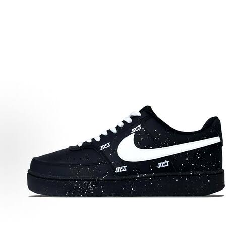 【定制球鞋】Nike  Court Vision 夜幕降临 潮流百搭低帮板鞋
