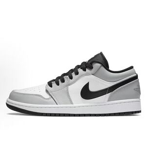 【定制球鞋】Jordan Air Jordan 1 小Dior 潮流 低帮 板鞋 烟灰色