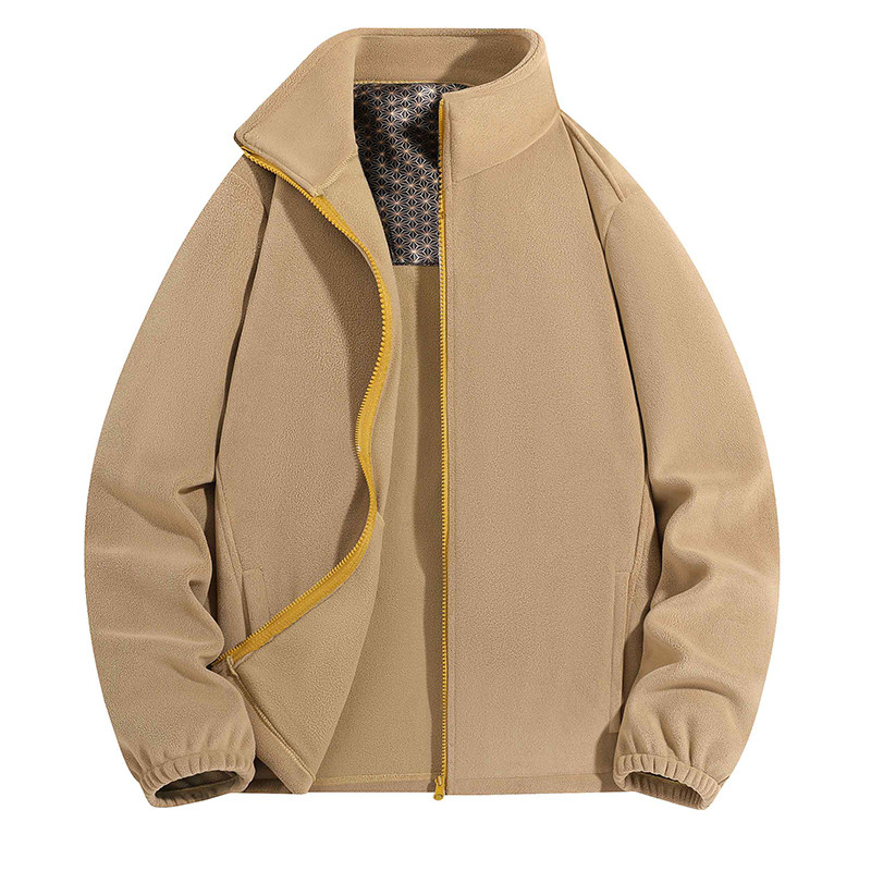 新款内胆秋冬男抓绒衣外套户外情侣款徒步摇粒绒保暖加厚，男装棉衣，星座208-1