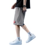 中性宽松五分裤女休闲中裤男女同款宽松短裤青少年运动裤K15P25，男装牛仔裤，星座208-1