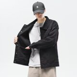 美式牛仔夹克春秋男百搭宽松外套情侣大码上衣ins潮日系Y8033P65，男装夹克，星座208-1