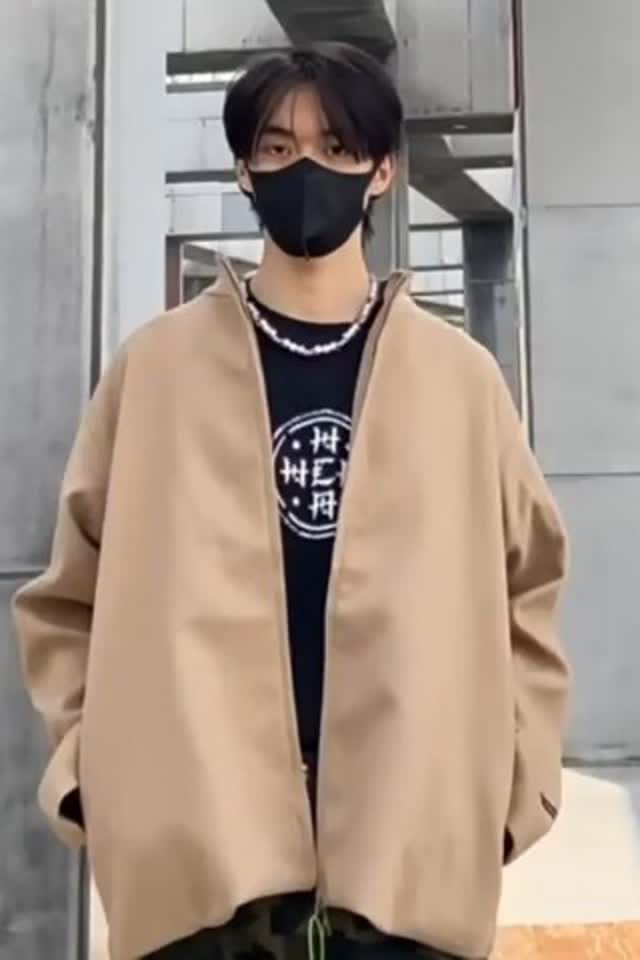 美式复古高级感毛呢夹克外套男士秋冬款潮牌痞帅休闲衣服C418P75,男装夹克,星座208-1
