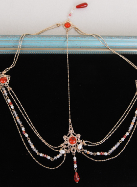 新娘头饰额头链眉心坠额饰