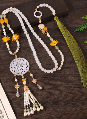 新中式国风璎珞仙女流苏项链