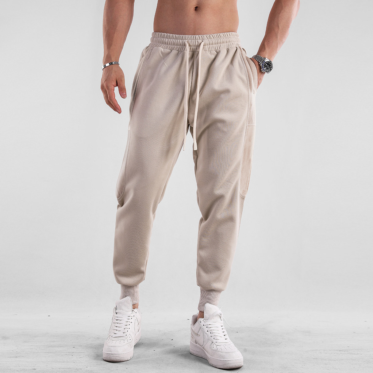 新款运动长裤男宽松篮球跑步训练健身裤收口秋冬款束脚休闲卫裤子,运动服/休闲服装,运动长裤,淘宝优惠券,粉丝福利购,淘宝优惠卷