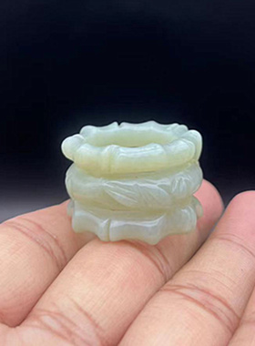 节节高竹节扳指戒指手饰品