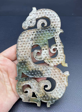 仿古秦汉时期复古玉吊坠挂坠