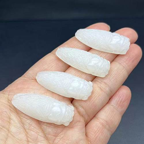 阿富汗玉蝉吊坠挂件颈饰