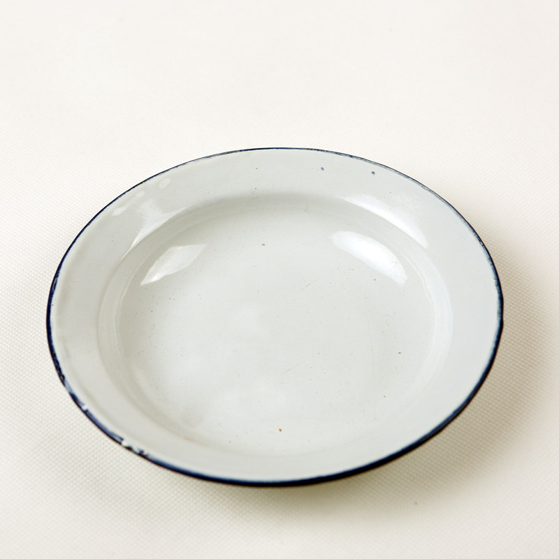 老式搪瓷盘子怀旧菜碟圆形小吃碟怀旧餐厅火锅店铁家用可定制在类目 餐饮具, 餐具, 盘中 - 来自Buy2taobao.com提供专业的淘宝代购服务