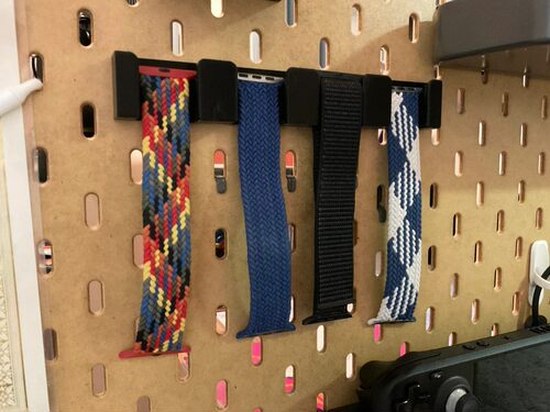 适用SKADIS 斯考迪斯 宜家洞洞板配件  苹果Apple watch 表带支架
