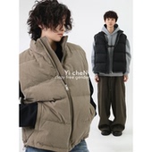 一衬YCIHEN 秋冬立领羽绒马甲男女叠穿内搭外穿轻盈加厚保暖外套