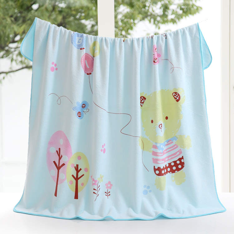 婴儿大浴巾比纯棉吸水超厚柔软新生的儿童宝宝洗澡初生卡通秋冬季