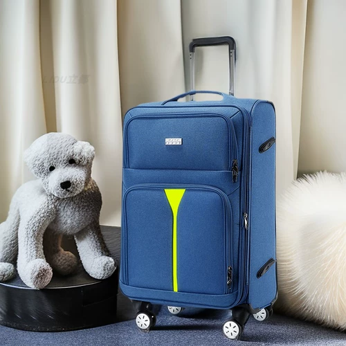 Универсальный вместительный и большой чемодан подходит для мужчин и женщин, 2023, ткань оксфорд