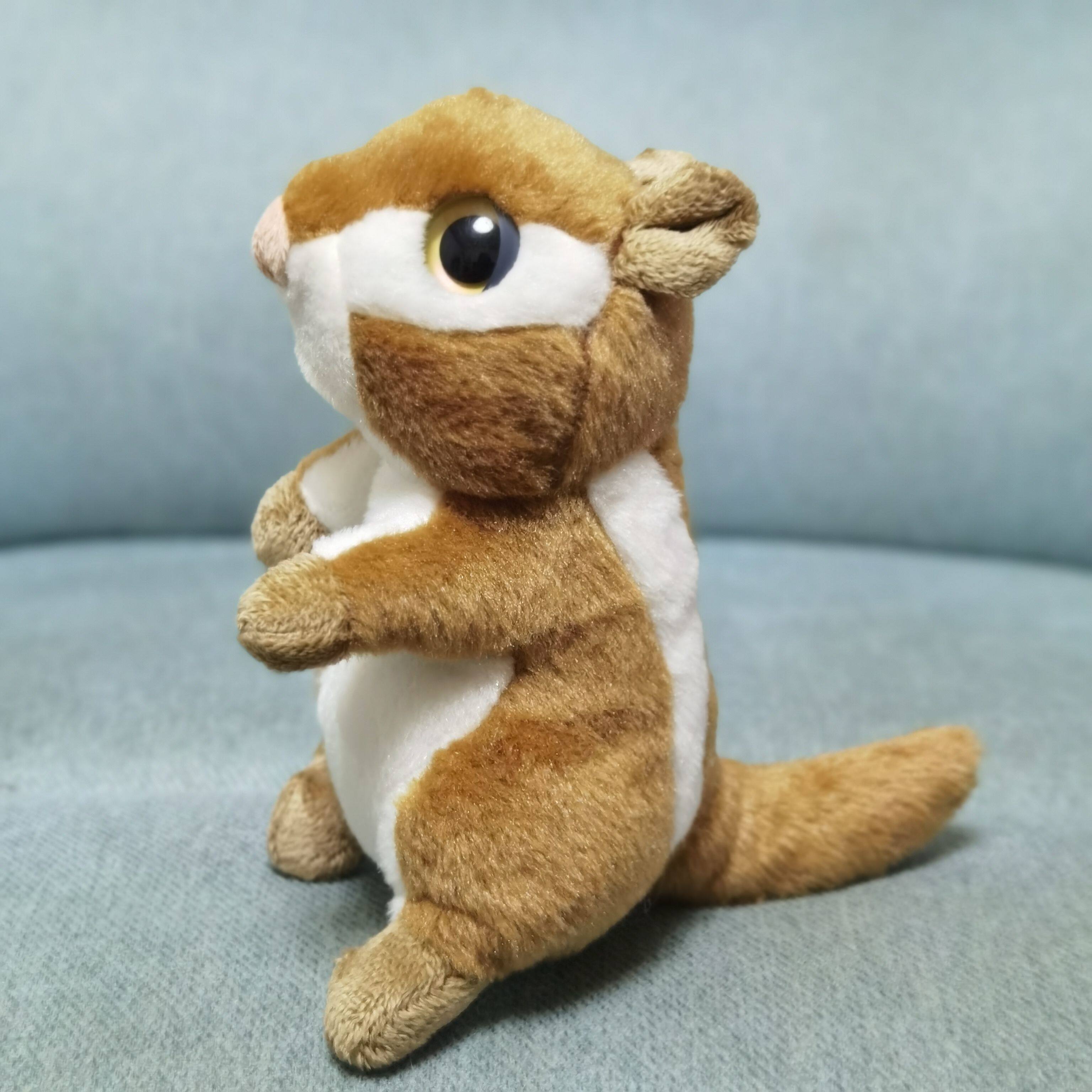 毛绒公仔wildrepublic野生共和国小松鼠玩偶可爱娃娃儿童玩具礼物