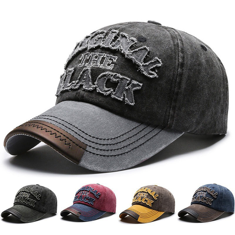 男士棒球帽街头潮流水洗鸭舌帽欧美潮范户外休闲遮阳帽跨境