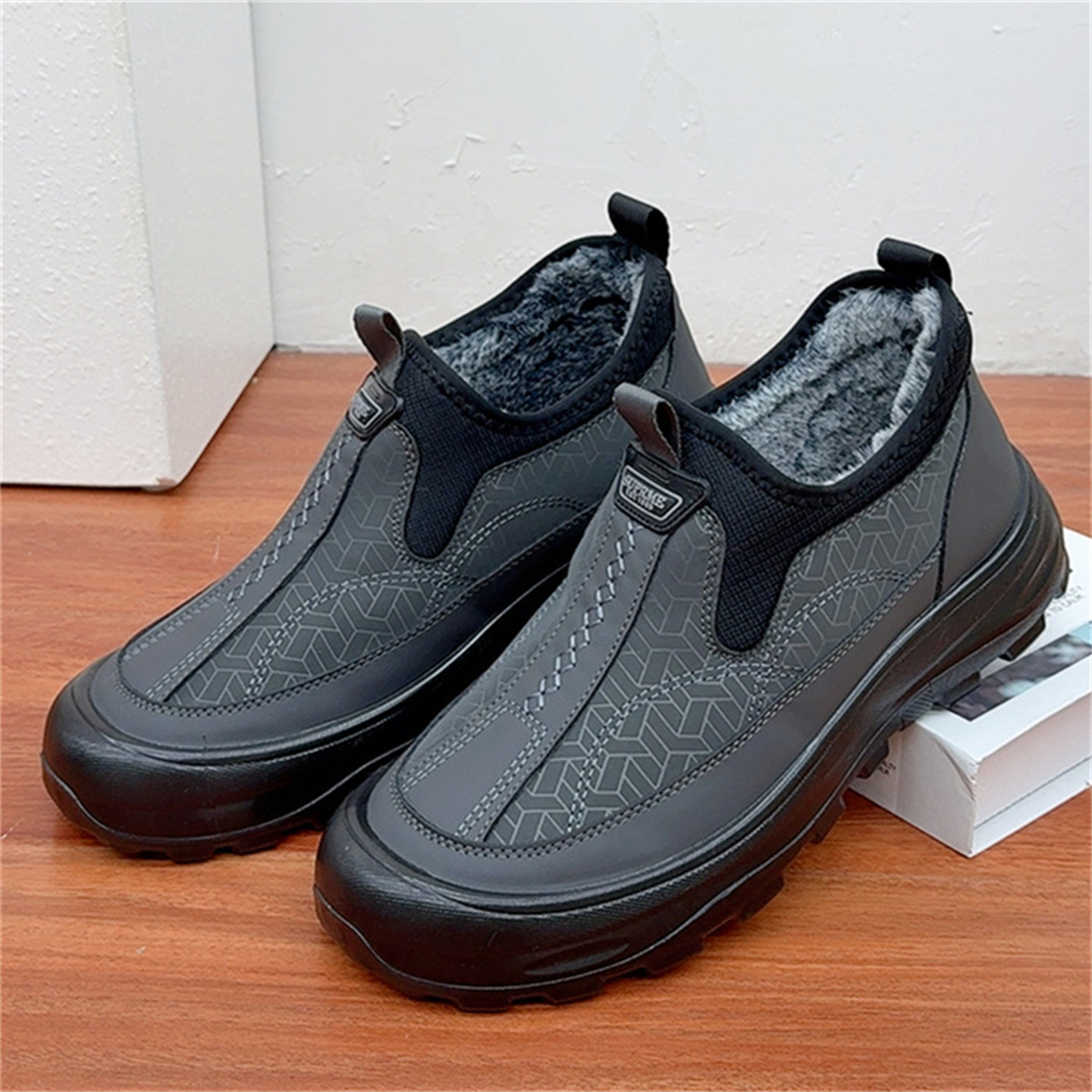 冬季新款老北京棉鞋加绒加厚一脚蹬爸爸鞋轻便舒适男士休闲鞋,流行男鞋,布鞋,淘宝优惠券,粉丝福利购,淘宝优惠卷