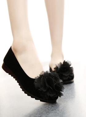 34码新款正品老北京布鞋女单春夏秋黑色平软底工作装孕妇酒店防滑