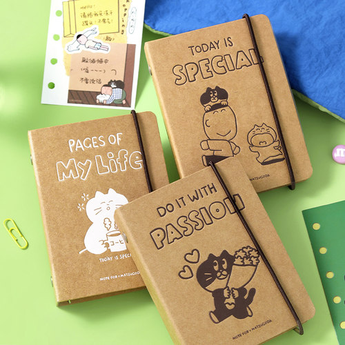 MATSUGODA系列M5牛皮活页手帐本