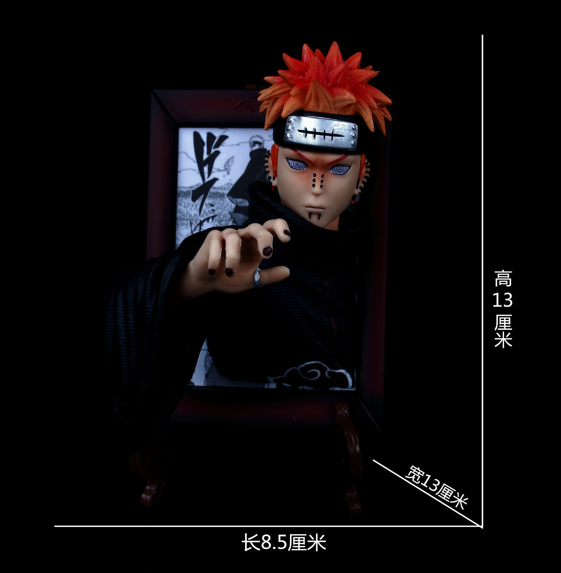 火影忍者 gk晓组织 佩恩 小楠 相框 冰箱贴 q版公仔 盒装手办