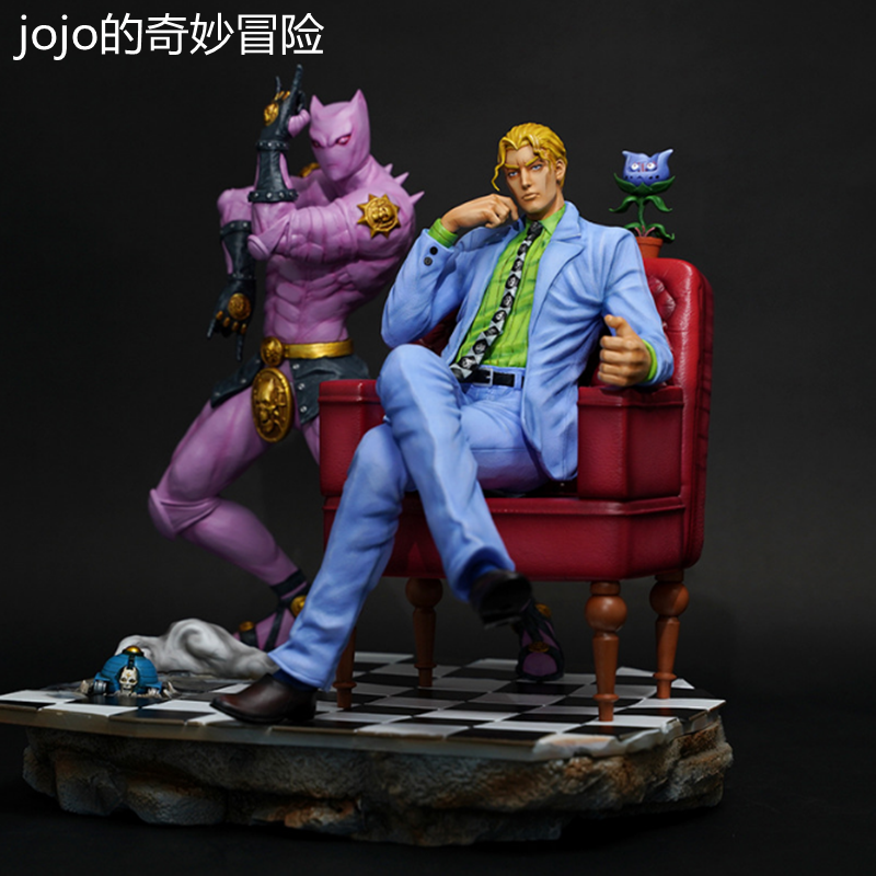 jojo的奇妙冒险吉良吉影 手办模型 动漫树脂gk非翻模玩具摆件