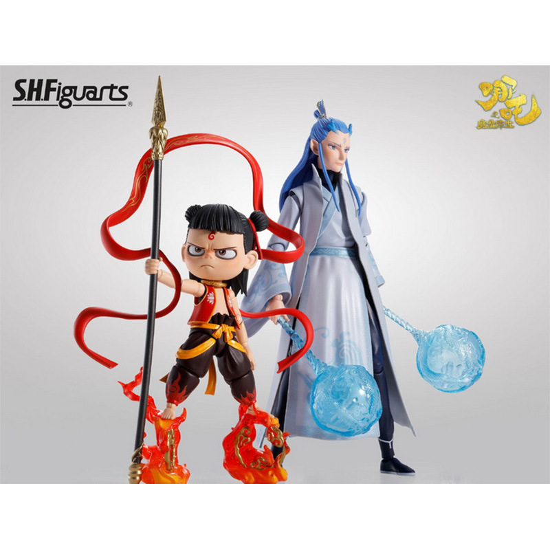 万代 shf 魔童降世 哪吒 敖丙 龙王三太子 封神 可动人偶手办玩具