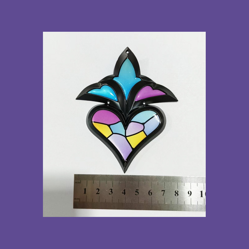 thumbnail for Black Swan Cosplay Props Badge Brooch Collar Accessory Headwear Star Dome Railway Cosplay Metal Props Accessories