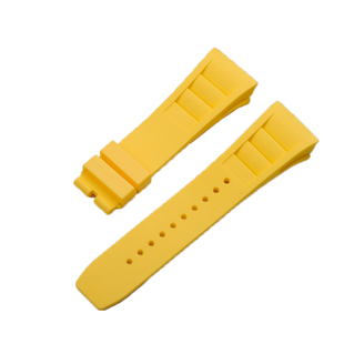 里查德 米勒 硅胶表带 代用 理查德 胶带 配件男手表带 男25MM