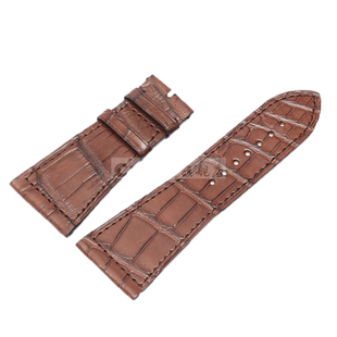 Franck代用美洲鳄鱼皮手表带 法兰克穆勒 超薄22 24 30男  Muller