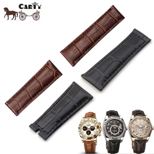 Carty手工牛皮表带表链 Daytona 代用劳力士 迪通拿 手表配件20mm