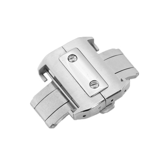 Carty磨砂表扣 适于 卡地亚 山度士表扣 蝴蝶扣 适用双尾等长表带