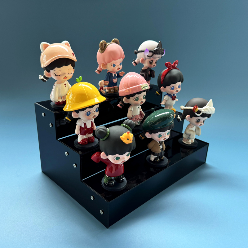 手办展示架亚克力盲盒陈列架底座