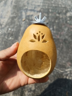 贝子窝红子窝小型鸟窝葫芦制作有通风口有悬挂鸟笼的配件
