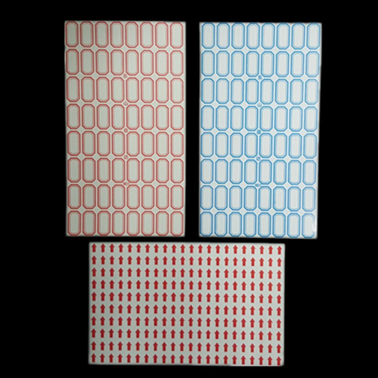 备注留言 需要什么颜色的标签 以及箭头小标 默认发红色标签纸