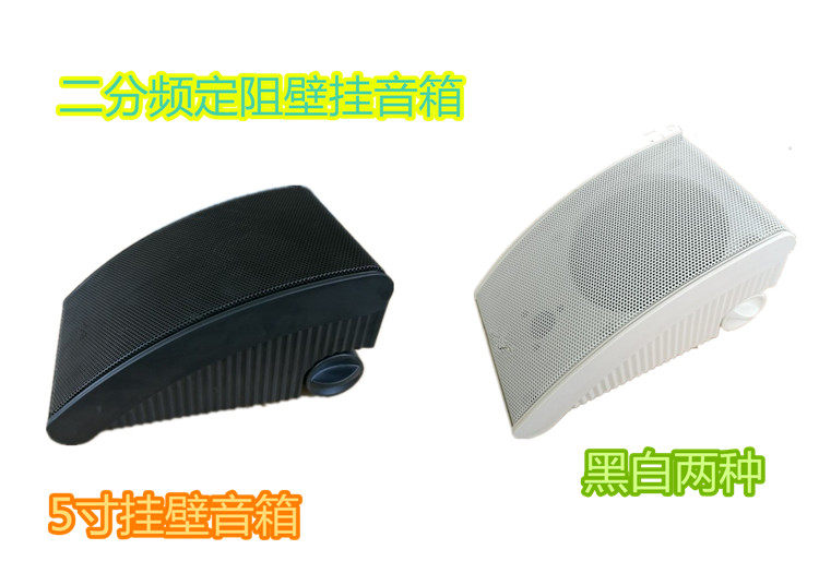 科马/定阻壁挂音箱咖啡厅挂壁音箱 会议音箱 背景音乐喇叭 重低音